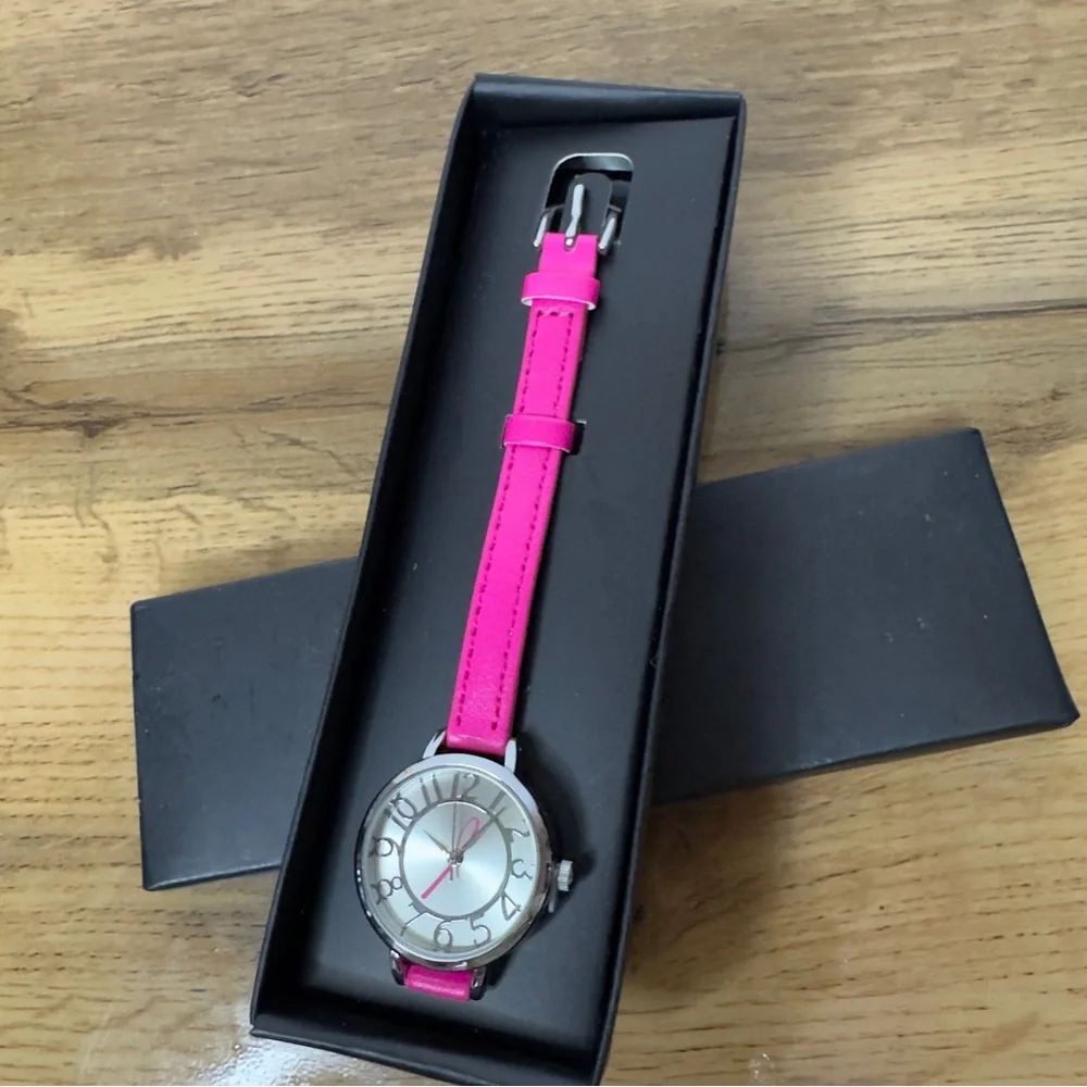 Avon Breast Cancer Awareness Pink and Silver Women's Watch, NIB